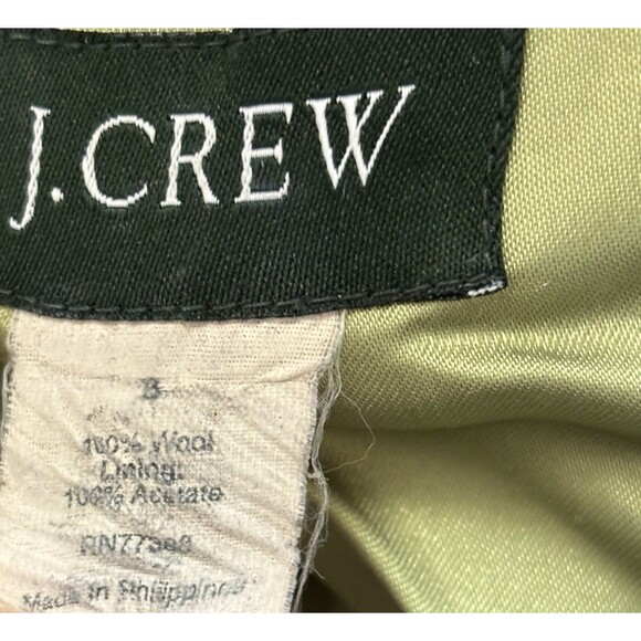 J. CREW Women Size Small Pea Coat Charcoal Black Wool Double Breasted - Picture 13 of 13